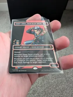 Casey Jones, Back Alley Brute Pixel Surge Foil TMNT Commander MTG 0090 - Image 3