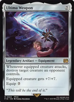MTG Ultima Weapon R FINAL FANTASY 563 Normal NM - Image 1