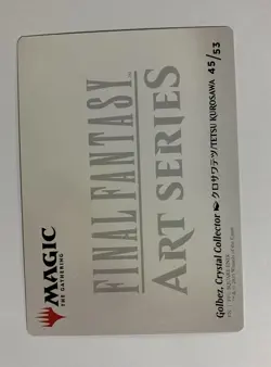 MTG Final Fantasy Art Series Golbez Crystal Collector Gold Stamp 45/53 Magic - Image 4