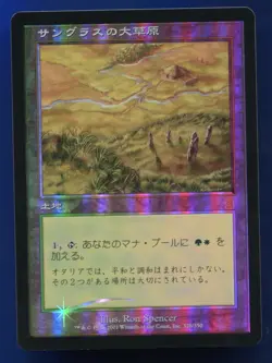 Sungrass Prairie Foil Japanese Odyssey NM MTG magic #5152 - Image 1