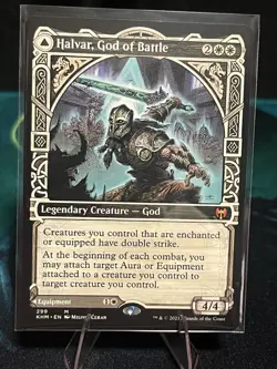 Kaldheim Legendary Lot (regular) - Halvar, God of Battle & Sword of the Realms - Image 1