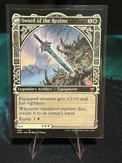 Kaldheim Legendary Lot (regular) - Halvar, God of Battle & Sword of the Realms - Image 2