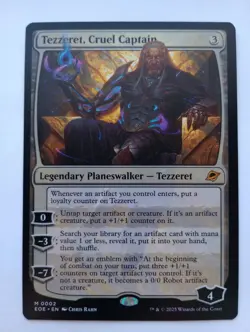 MTG - 1x Tezzeret Cruel Captain - Edge Of Eternities - NM - Image 1