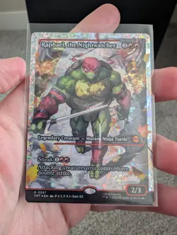 Raphael, The Nightwatcher Fracture Foil 297 Mythic Rare TMNT MTG Showcase - Image 1