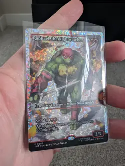 Raphael, The Nightwatcher Fracture Foil 297 Mythic Rare TMNT MTG Showcase - Image 2