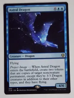 INFINITE COMBO Astral Dragon & Cursed Mirror MTG CLB Rare NM Izzet Commander - Image 2