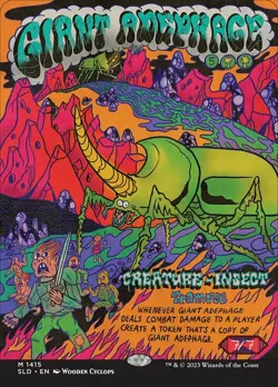 [1x] Giant Adephage (1415) - Foil Near Mint, English Secret Lair MTG Magic - Image 1