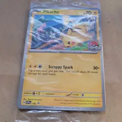 POKEMON PROMO CARD - WORLD CHAMPIONSHIPS 2024 - PIKACHU SVP 190 (SEALED) M - Image 1