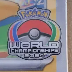 POKEMON PROMO CARD - WORLD CHAMPIONSHIPS 2024 - PIKACHU SVP 190 (SEALED) M - Image 3