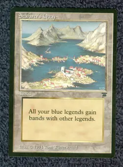 SEAFARER'S QUAY uncommon 1994 LEGENDS Magic the Gathering Unplayed Near MInt - Image 1