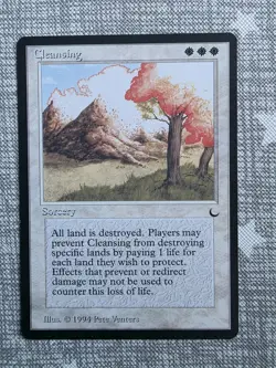 MTG Cleansing – The Dark (1994) Rare – LP/Excellent – Vintage (b) - Image 1