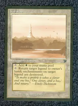 KARAKAS uncommon legendary land 1994 LEGENDS Magic the Gathering Unplayed NM - Image 1