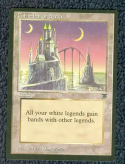 CATHEDRAL OF SERRA uncommon 1994 LEGENDS Magic the Gathering Unplayed NM - Image 1