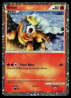 Pokemon Card - Entei HGSS Promos HGSS20 Promo Holo - Image 1