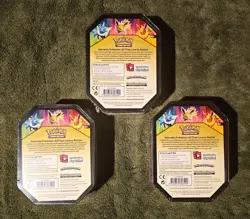 Pokemon TCG: Eevee Evolutions Tin set (Very Rare) - Image 2