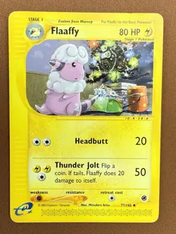 Pokemon Flaaffy e-reader Expedition Base Set 77/165 2002 Uncommon - Image 1