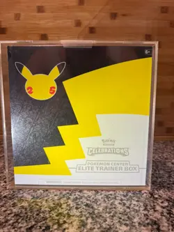 Pokemon Center Celebrations Elite Trainer Box ETB SEALED (Corner Rip) + Case NR - Image 1