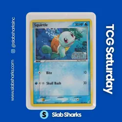 2006 POKEMON EX CRYSTAL GUARDIANS #63/100 SQUIRTLE REVERSE HOLO - Image 1