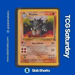 1999 POKEMON JUNGLE #45/64 RHYDON - Image 1