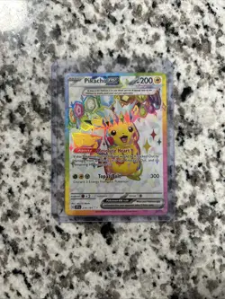 Pokemon TCG SV08 Surging Sparks Pikachu EX 219/191 Ultra Rare - Image 1