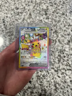 Pokemon TCG SV08 Surging Sparks Pikachu EX 219/191 Ultra Rare - Image 3