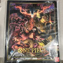 One Piece Card Game Official 9 Pocket Binder 2022 Ver.3 Refill 15 Sheets - Image 1