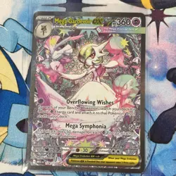 Mega Gardevoir EX Full Art Holo 178/132 Me01 Mega Evolution Rare Pokemon Card - Image 1