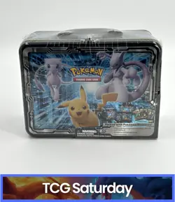 2019 POKEMON FALL COLLECTOR CHEST LUNCHBOX ARMOURED MEWTWO PROMO SEALED - Image 1