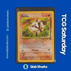 1999 POKEMON JUNGLE #55/64 MANKEY - Image 1
