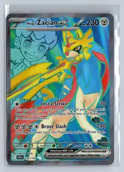 Hop's Zacian ex 176/159 Ultra Rare Journey Together Pokemon Near Mint - Image 1