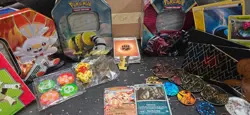 pokemon lot 1000+ cards including sealed packs, hits, dice, binder, etb holos - Image 3