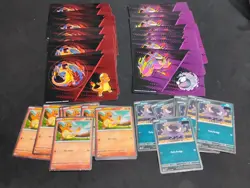 Pokemon 8 Charmander 020/217 8 Gastly 123/217 Cosmo Holo Promo Ascended Heroes - Image 1