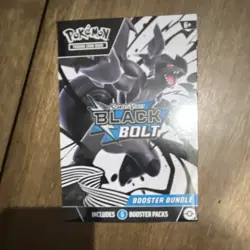 Pokemon Scarlet & Violet Black Bolt Booster Bundle 6 Packs English Reshiram - Image 1