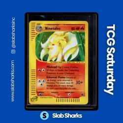 2002 POKEMON EXPEDITION SET #21/165 NINETALES HOLO RARE - Image 1