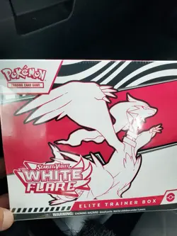 Pokemon TCG: Scarlet & Violet - WHITE FLARE Elite Trainer Box FACTORY SEALED ETB - Image 1