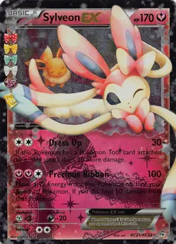 Pokemon TCG Generations: Radiant Collection Sylveon EX Ultra Rare RC21/RC32 LP - Image 1