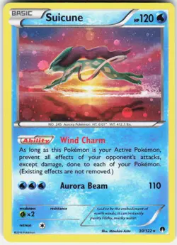 Pokemon TCG Suicune - 30/122 (Cosmos Holo) BLE-030/122 Promo-Holo - Image 1