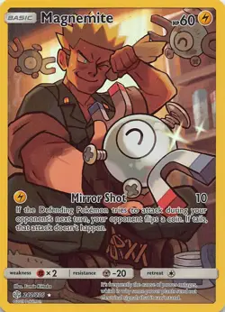 Pokemon TCG SM - Cosmic Eclipse Magnemite (Secret) Secret Rare 242/236 NM - Image 1