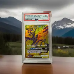 PSA 10 Pikachu & Zekrom GX 221/173 UR Tag Team GX All Stars FA Japanese Pokemon - Image 1