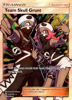 2017 Sun & Moon Team Skull Grunt Holo Rare FA #149/149 - Image 1