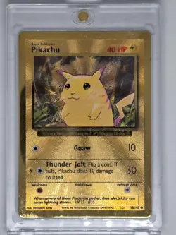 Pikachu - (Celebrations Metal Card) 058/102 Miscellaneous Cards & Products Holo - Image 1