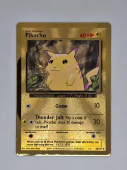 Pikachu - (Celebrations Metal Card) 058/102 Miscellaneous Cards & Products Holo - Image 2