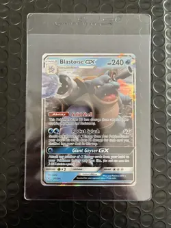 Pokemon TCG 2019 Sun & Moon Unbroken Bonds Blastoise GX 35/214 - Image 3