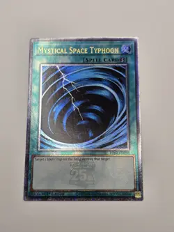 Mystical Space Typhoon Quarter Century Secret Rare RA02-EN048 YuGiOh! - Image 1