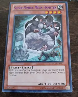 Super-Nimble Mega Hamster (Purple) DL15-EN007 Duelist League Promo Unlimited - Image 1