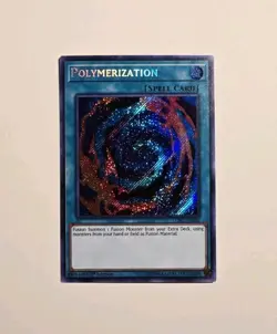 Yugioh Polymerization LCKC-EN026 Secret Rare 1st Edition NM - Image 1