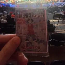 One Piece CCG Monkey D. Luffy Promo Card College Basketball US Voyage Illinois - Image 1