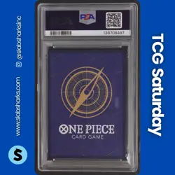 2025 ONE PIECE ROYAL BLOOD STARTER DECK 18 PROMO #ST18-001 USO-HACHI SP PSA 10 - Image 2