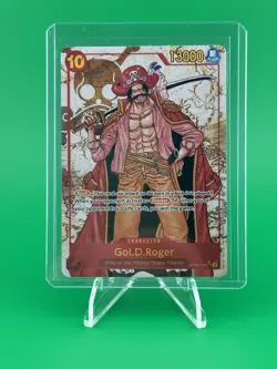 English One Piece TCG Emperors in the New World Gol.D.Roger Sec Alt Art Op09-118 - Image 1
