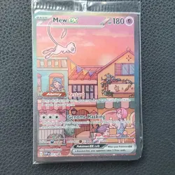Mew ex 053 Scarlet & Violet Promo Full Art Holo Psychic EX 180 HP Pokemon Card - Image 1